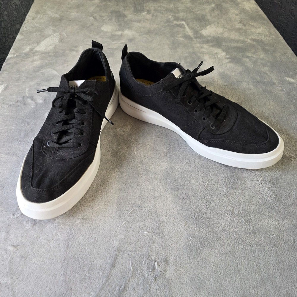 Cole Haan Men's Grandpro Rally Canvas Court Sneakers Black Size 12M C34741